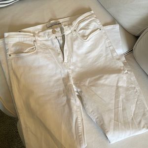 J Brand Maria White High-Rise Skinny Jean in Comfort Stretch Size 32